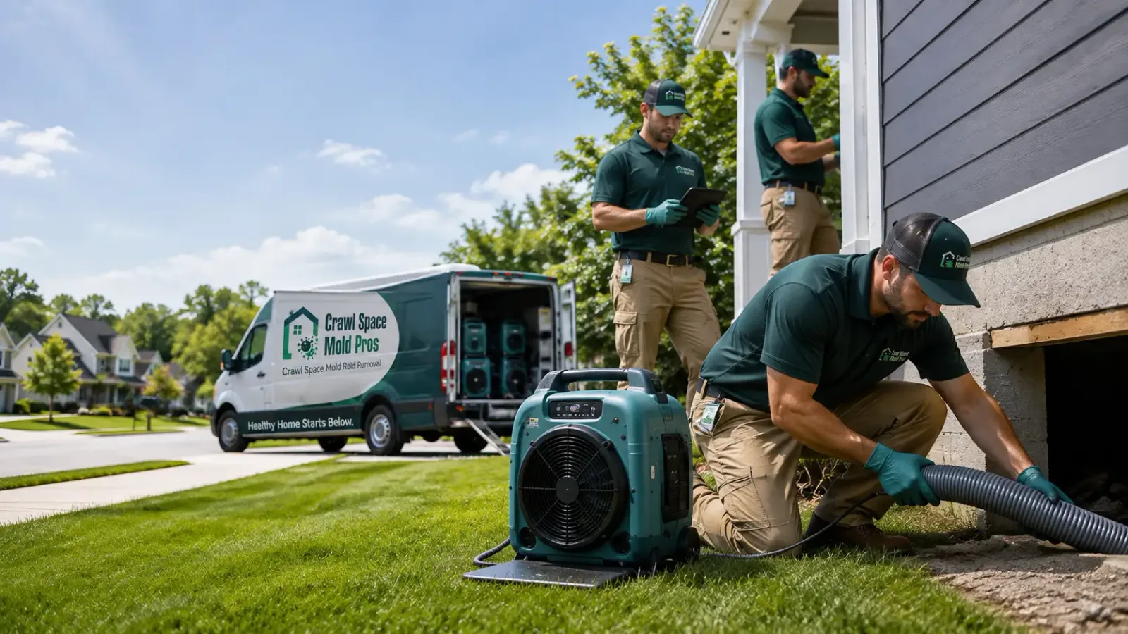 Crawl Space Mold Removal in Kamrar, IA